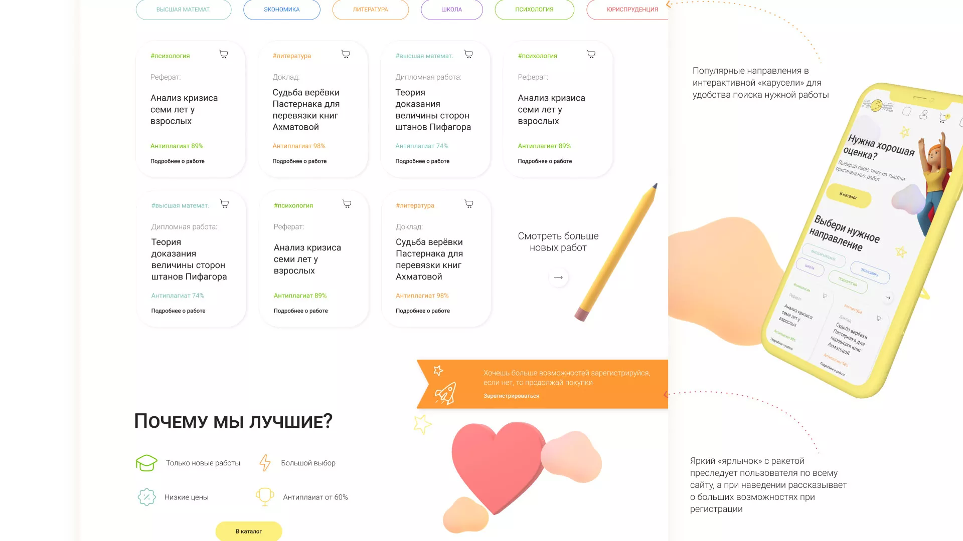 Создание онлайн-сервиса в Щёкино по рефератам и курсовым работам