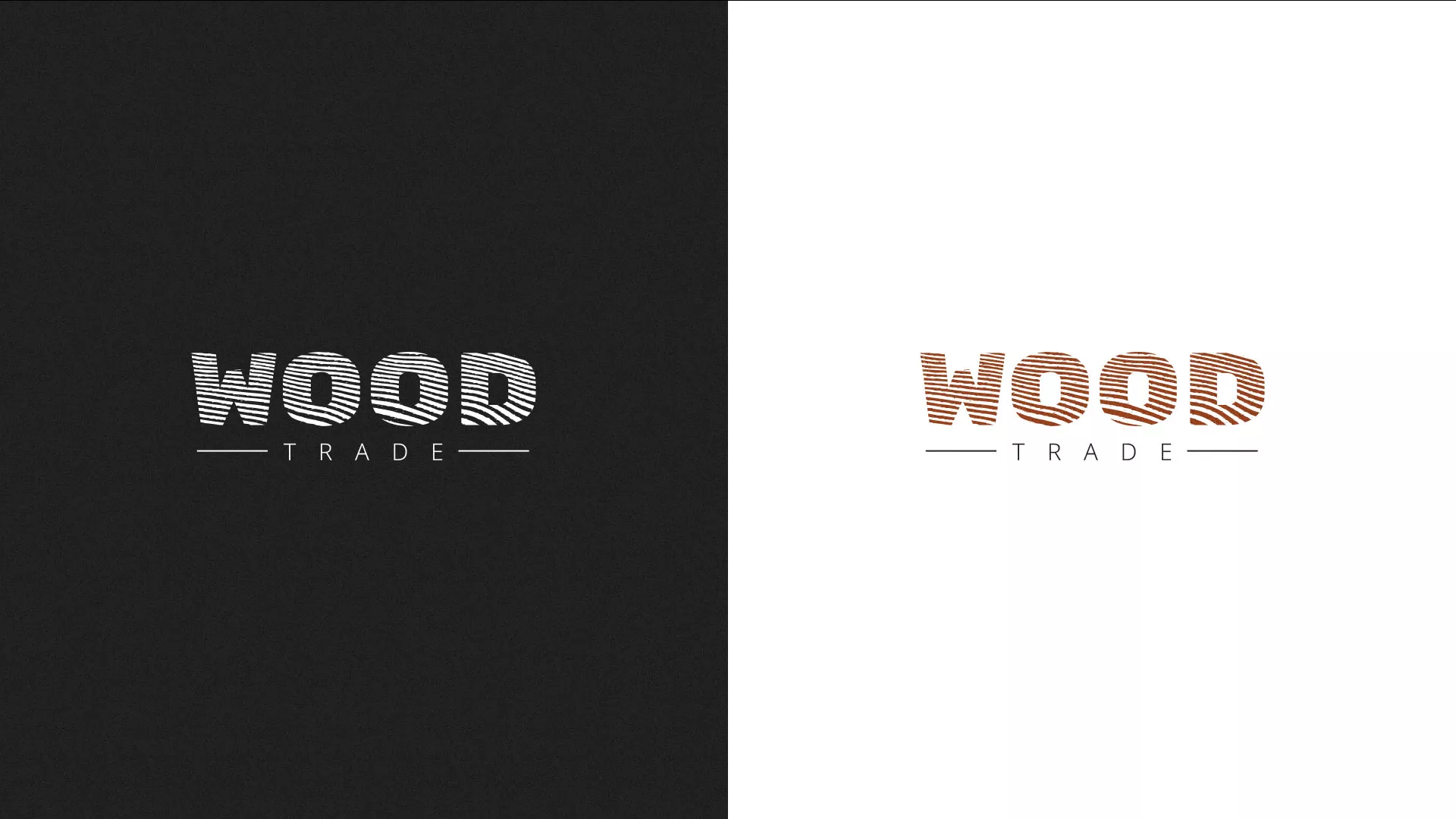 Разработка логотипа для компании «Wood Trade» в Щёкино