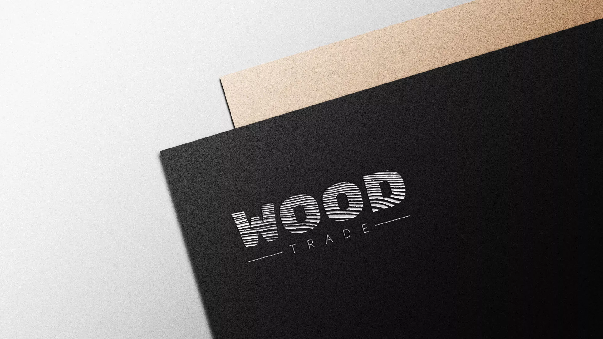 Разработка логотипа для компании «Wood Trade» в Щёкино